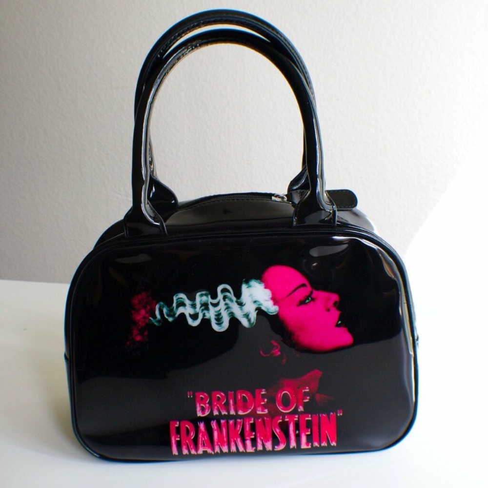 Rock rebel bride of Frankenstein handbag